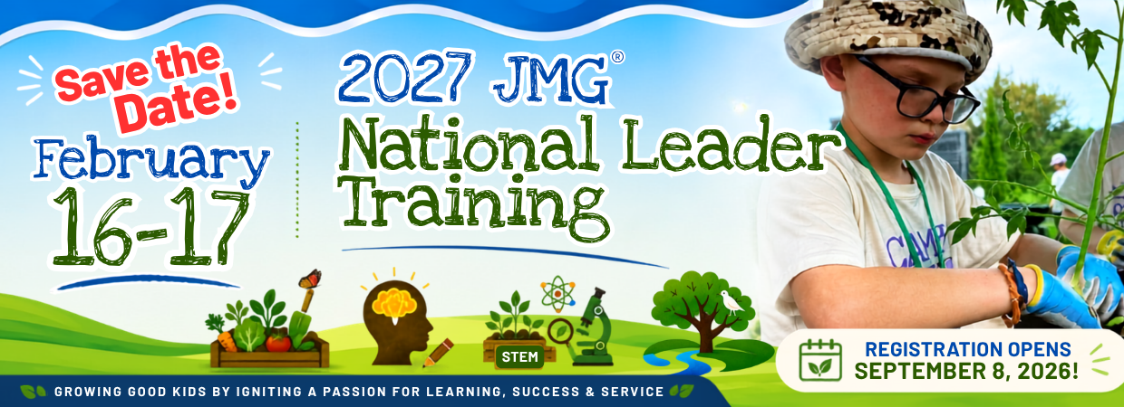 Save the date February 16-17 for the 2027 JMG National Leader Training. Registration opens September 8!